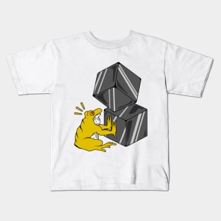 Frog with Cubes Kids T-Shirt